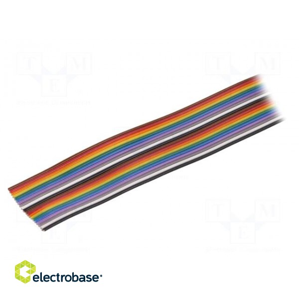 Wire: ribbon | HookUp Wire | 15x24AWG | stranded | Cu | unshielded | PVC