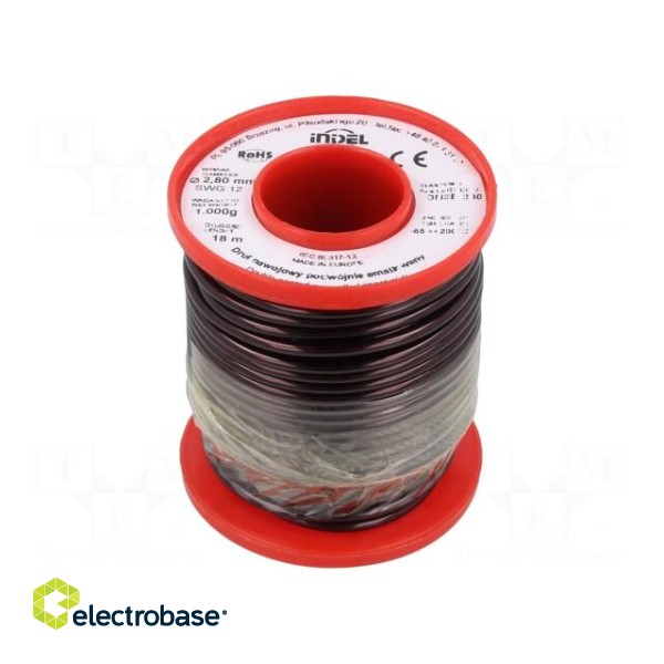 Coil wire | double coated enamelled | 2.8mm | 1kg | -65÷200°C