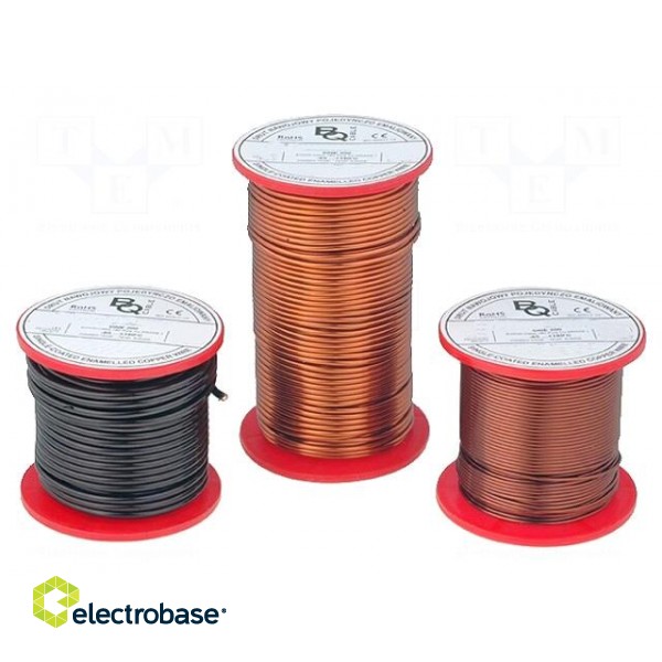 Coil wire | single coated enamelled | 0.85mm | 0,25kg | -65÷200°C