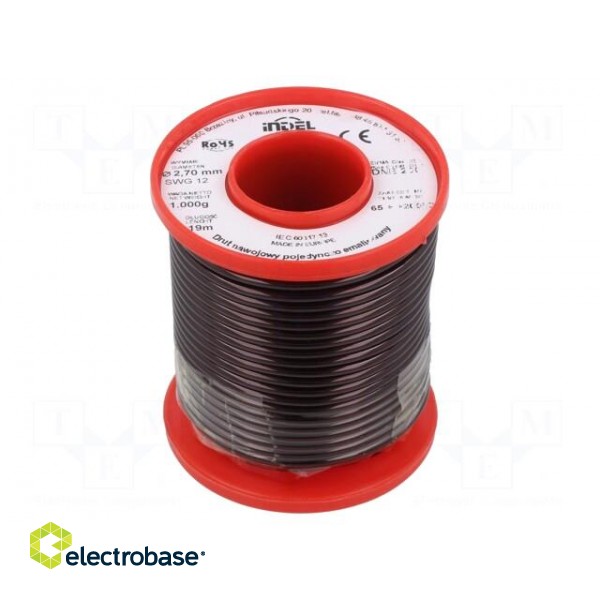 Coil wire | single coated enamelled | 2.7mm | 1kg | -65÷200°C