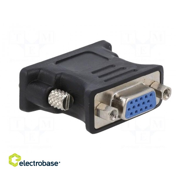 Converter | D-Sub 15pin HD socket,DVI-I (24+5) plug | black image 9