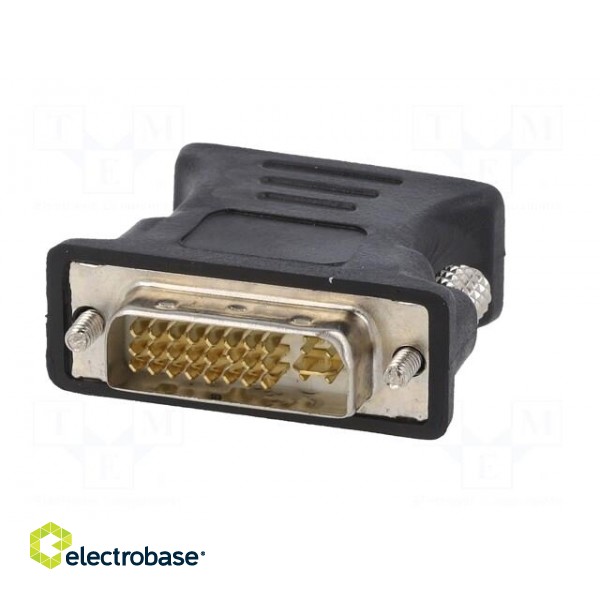 Converter | D-Sub 15pin HD socket,DVI-I (24+5) plug | black image 6