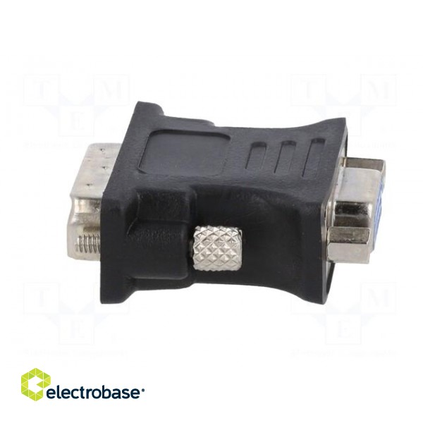 Converter | D-Sub 15pin HD socket,DVI-I (24+5) plug | black фото 8