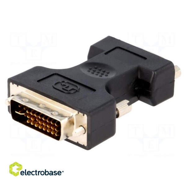 Adapter | D-Sub 15pin HD socket,DVI-I (24+5) plug фото 1