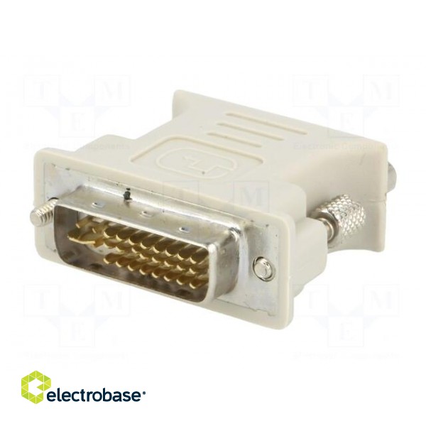 Adapter | D-Sub 15pin HD socket,DVI-I (24+5) plug фото 2
