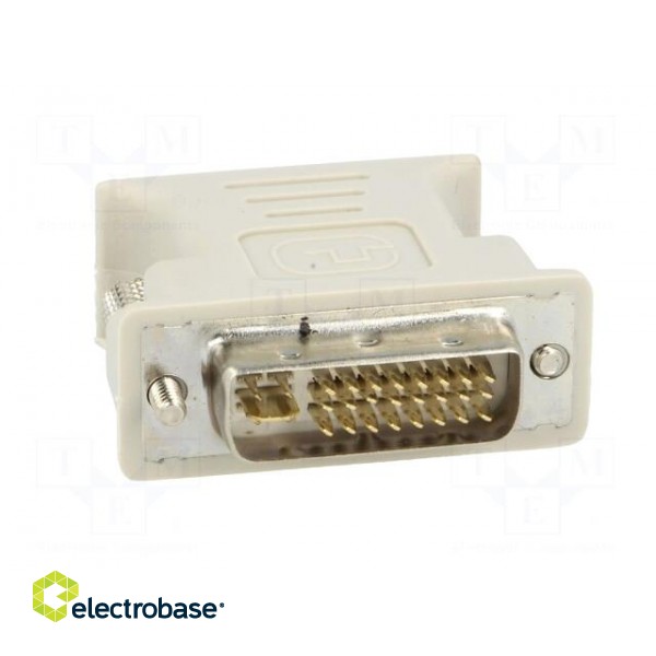 Adapter | D-Sub 15pin HD socket,DVI-I (24+5) plug фото 9