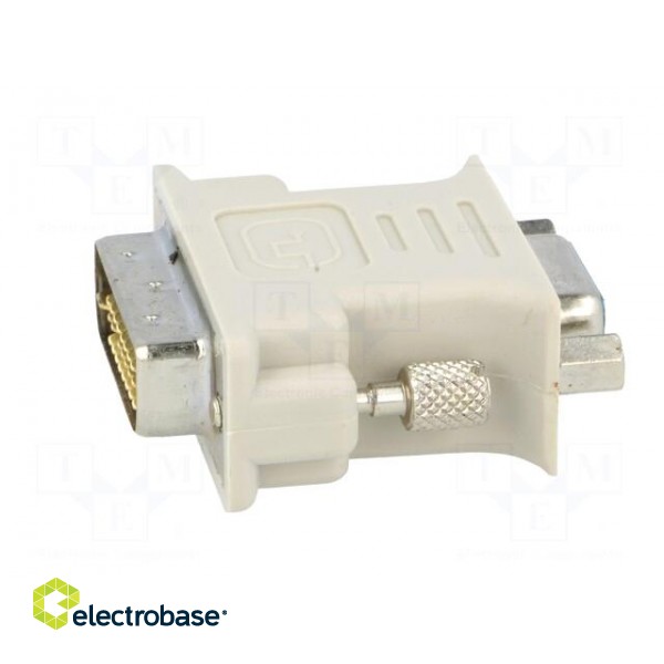 Adapter | D-Sub 15pin HD socket,DVI-I (24+5) plug фото 3