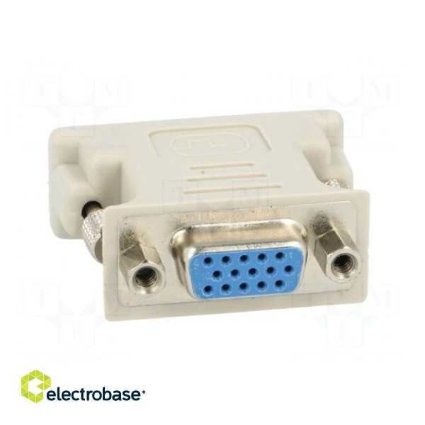 Adapter | D-Sub 15pin HD socket,DVI-I (24+5) plug фото 5