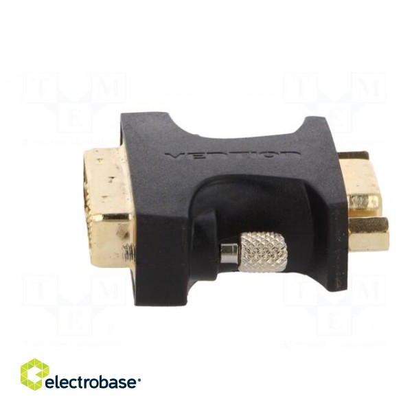 Converter | D-Sub 15pin HD socket,DVI-I (24+5) plug | black image 3