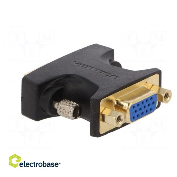 Converter | D-Sub 15pin HD socket,DVI-I (24+5) plug | black image 4