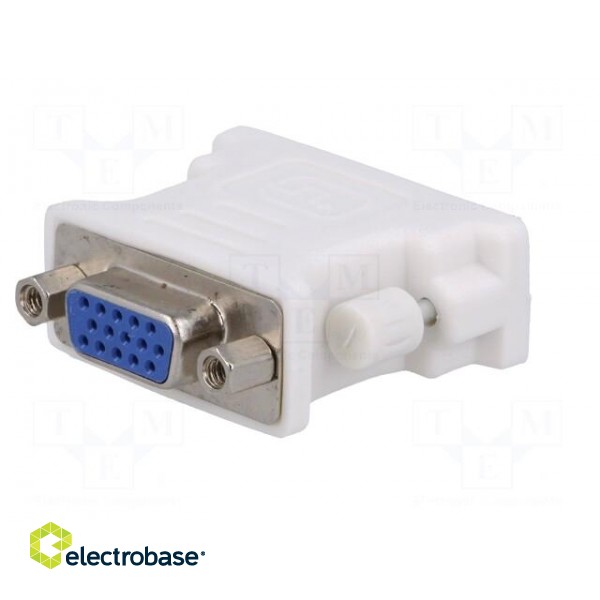 Converter | D-Sub 15pin HD socket,DVI-I (24+5) plug | white image 6