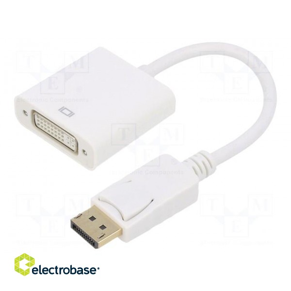 Adapter | DisplayPort 1.1 | DisplayPort plug,DVI-I (24+5) socket