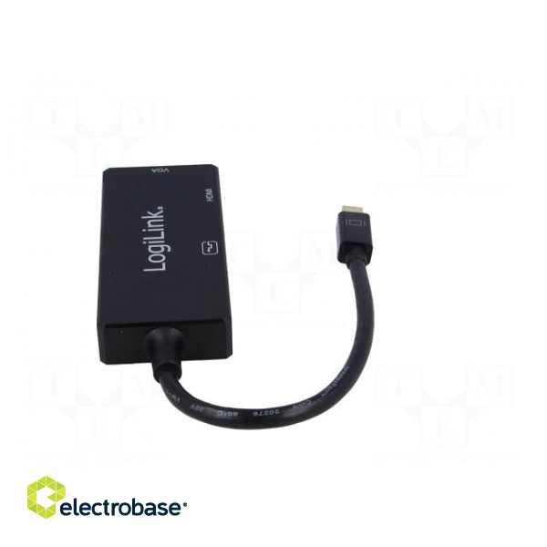 Adapter | DVI 1.0,DisplayPort 1.2,HDMI 1.4 | Colour: black фото 5