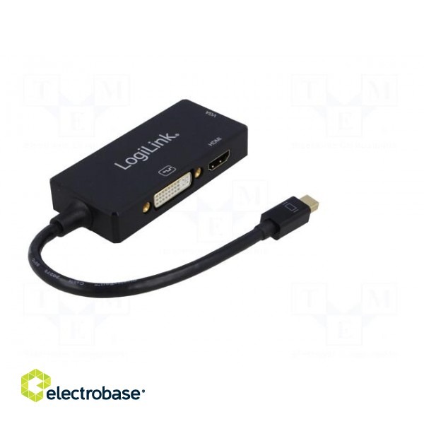 Adapter | DVI 1.0,DisplayPort 1.2,HDMI 1.4 | Colour: black фото 6