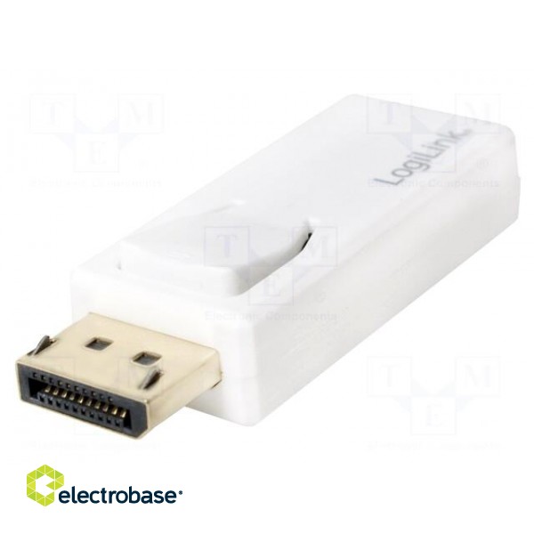 Adapter | DisplayPort 1.2,HDCP 1.3,HDMI 1.4 | Colour: white фото 1