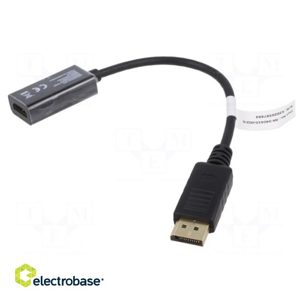 Adapter | DisplayPort 1.2,HDCP 2.2,HDMI 2.0 | 0.2m | black