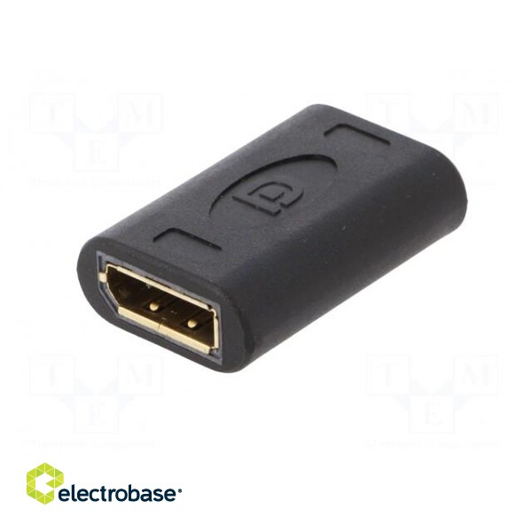 Adapter | DisplayPort 1.4,HDCP 2.2 | black фото 2