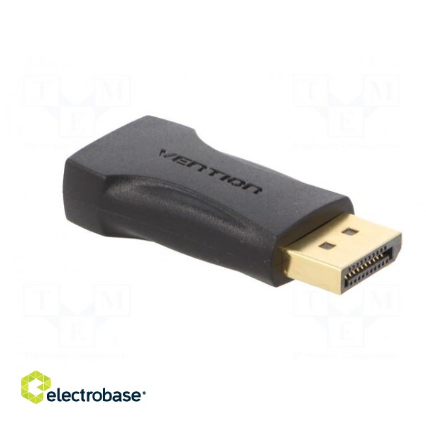 Adapter | DisplayPort plug,HDMI socket | black фото 4