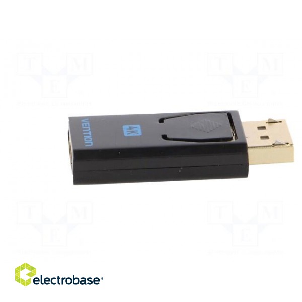 Adapter | DisplayPort plug,HDMI socket | black фото 3
