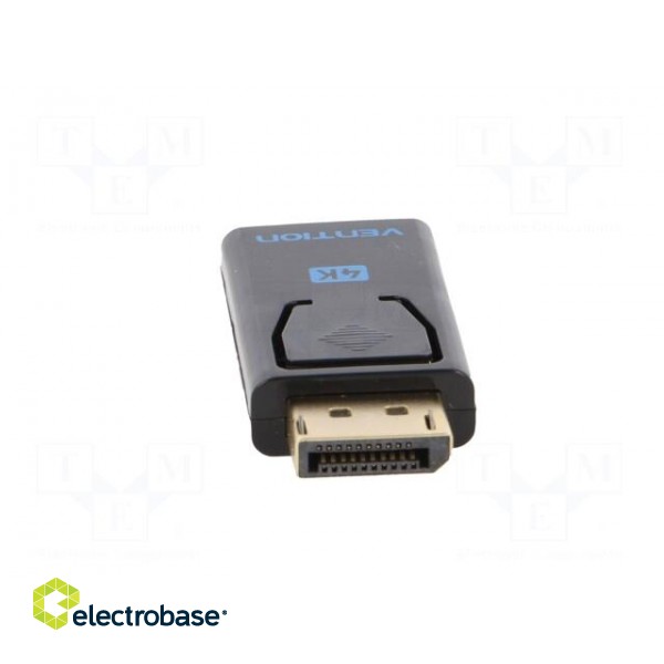 Adapter | DisplayPort plug,HDMI socket | black фото 5