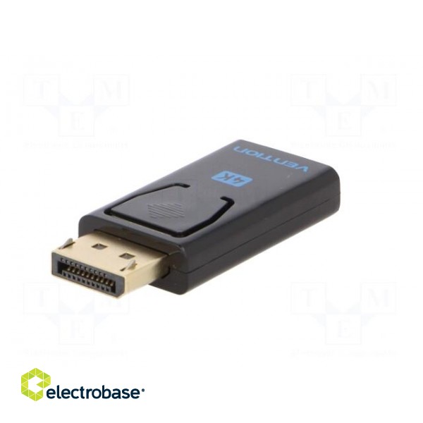 Adapter | DisplayPort plug,HDMI socket | black фото 6