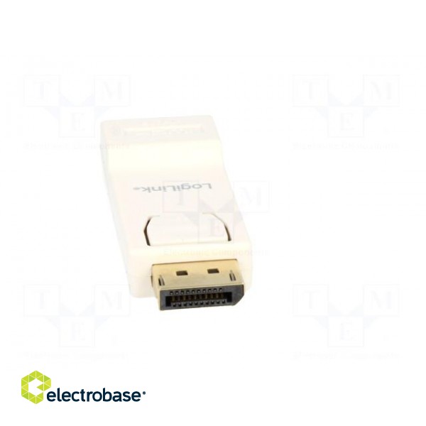Adapter | DisplayPort plug,HDMI socket | Colour: white paveikslėlis 5