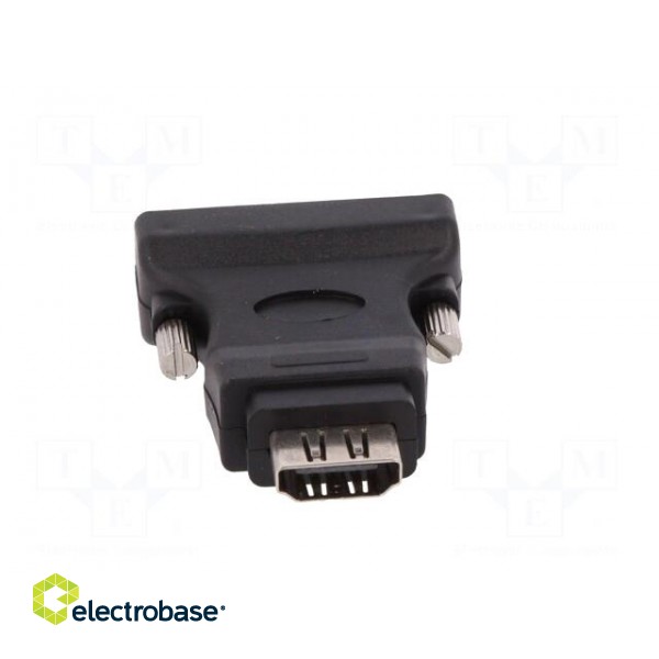 Adapter | DVI-D (18+1) plug,HDMI socket | Colour: black фото 5