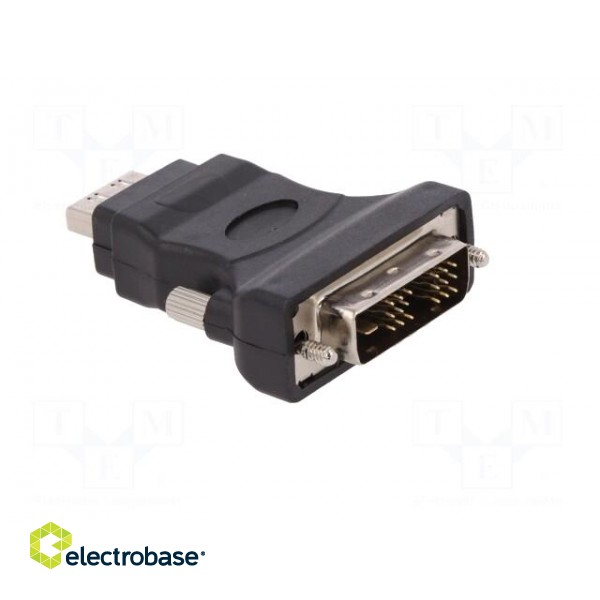 Adapter | DVI-D (18+1) plug,HDMI socket | Colour: black фото 8