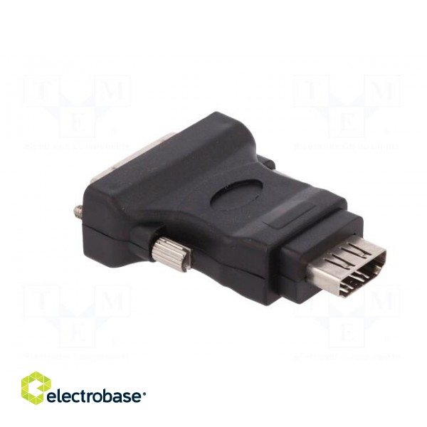 Adapter | DVI-D (18+1) plug,HDMI socket | Colour: black фото 4