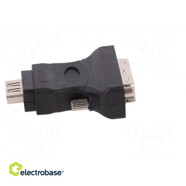 Adapter | DVI-D (18+1) plug,HDMI socket | Colour: black фото 7