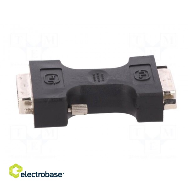 Adapter | DVI-I (24+5) socket,DVI-D (24+1) plug | Colour: black фото 3