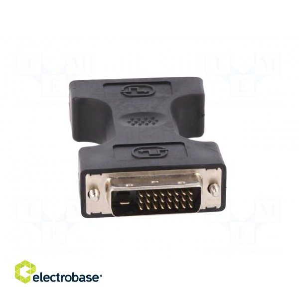 Adapter | DVI-I (24+5) socket,DVI-D (24+1) plug | Colour: black фото 9