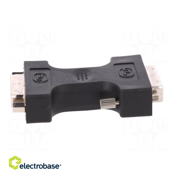 Adapter | DVI-I (24+5) socket,DVI-D (24+1) plug | Colour: black фото 7