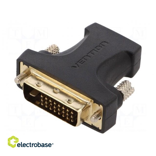 Adapter | DVI-D (24+1) plug,HDMI plug | black image 1
