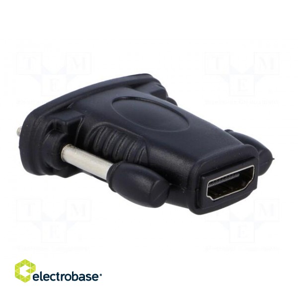Adapter | DVI-D (24+1) plug,HDMI socket | Colour: black image 4