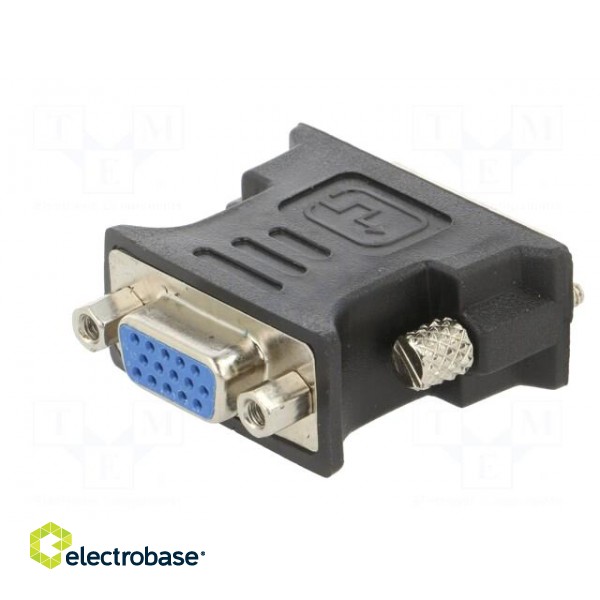 Adapter | DVI-D (24+1) plug,HDMI socket | black фото 2