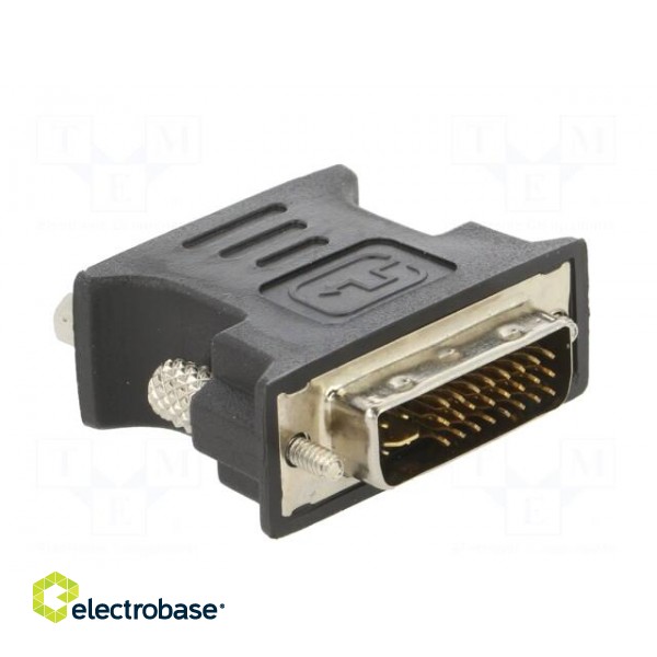 Adapter | DVI-D (24+1) plug,HDMI socket | black фото 4