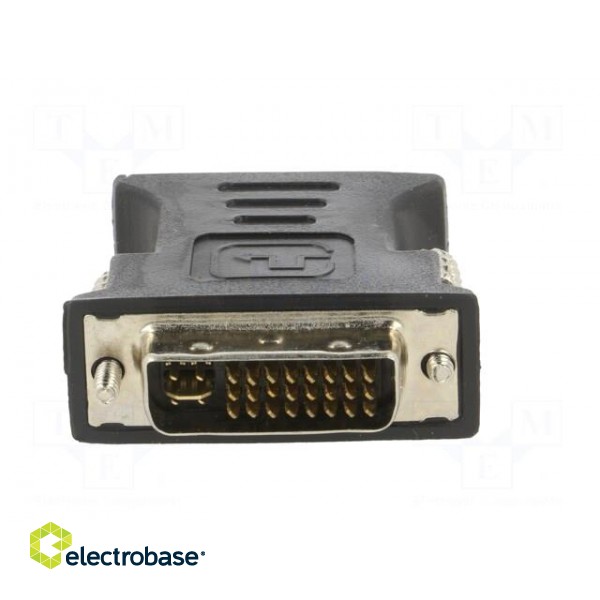 Adapter | DVI-D (24+1) plug,HDMI socket | black фото 5