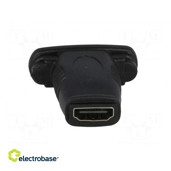 Adapter | DVI-D (24+1) socket,HDMI socket | Colour: black paveikslėlis 5