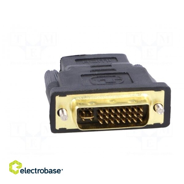 Adapter | DVI-I (24+5) plug,HDMI socket | Colour: black image 9