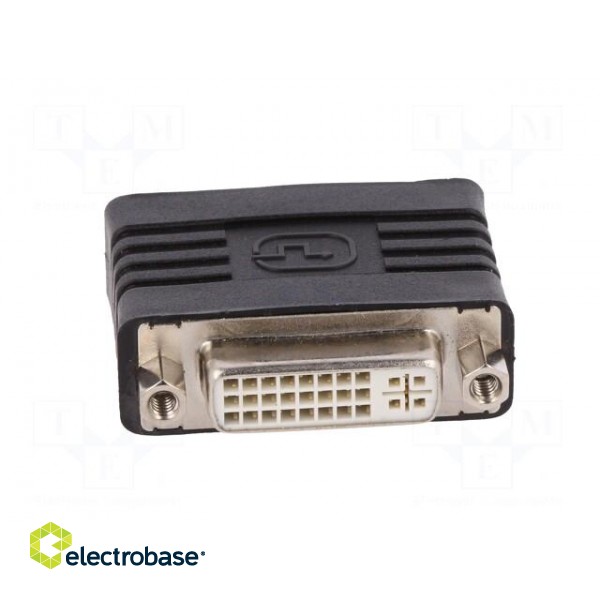 Adapter | DVI-I (24+5) socket,both sides | Colour: black image 5