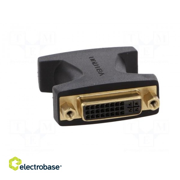 Adapter | DVI-I (24+5) socket,both sides | black image 9
