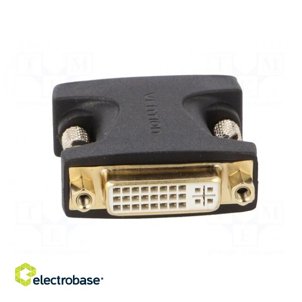 Adapter | DVI-I (24+5) socket,DVI-I (24+5) plug | black фото 5