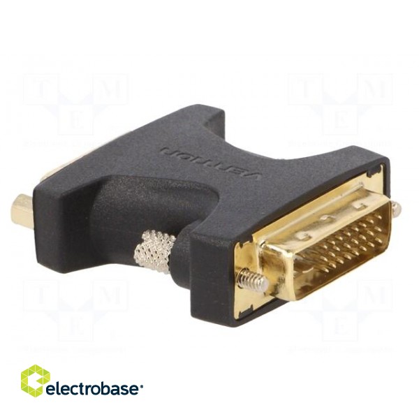 Adapter | DVI-I (24+5) socket,DVI-I (24+5) plug | black фото 8