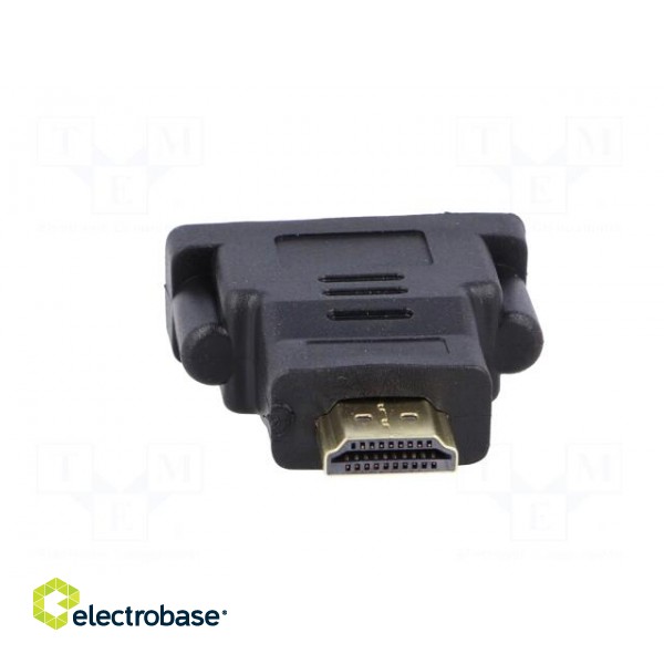 Adapter | DVI-I (24+5) socket,HDMI plug | Colour: black фото 9