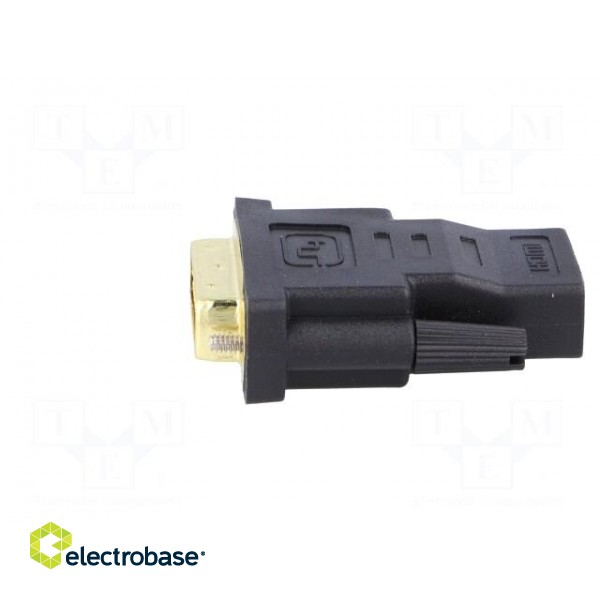 Adapter | HDMI 1.4 | DVI-D (24+1) plug,HDMI socket | Colour: black фото 3