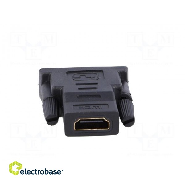 Adapter | HDMI 1.4 | DVI-D (24+1) plug,HDMI socket | Colour: black фото 5