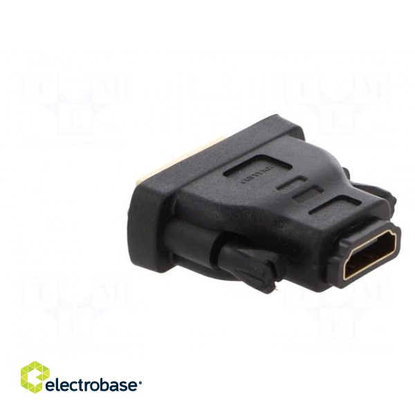 Adapter | HDMI 1.4 | DVI-D (24+1) plug,HDMI socket | black paveikslėlis 4