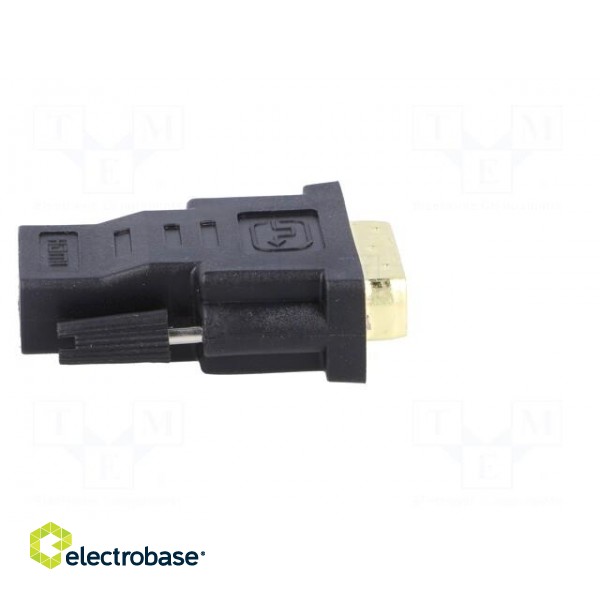 Adapter | HDMI 1.4 | DVI-D (24+1) plug,HDMI socket | Colour: black фото 7