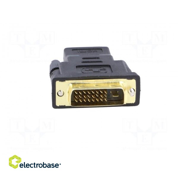 Adapter | HDMI 1.4 | DVI-D (24+1) plug,HDMI socket | Colour: black фото 9